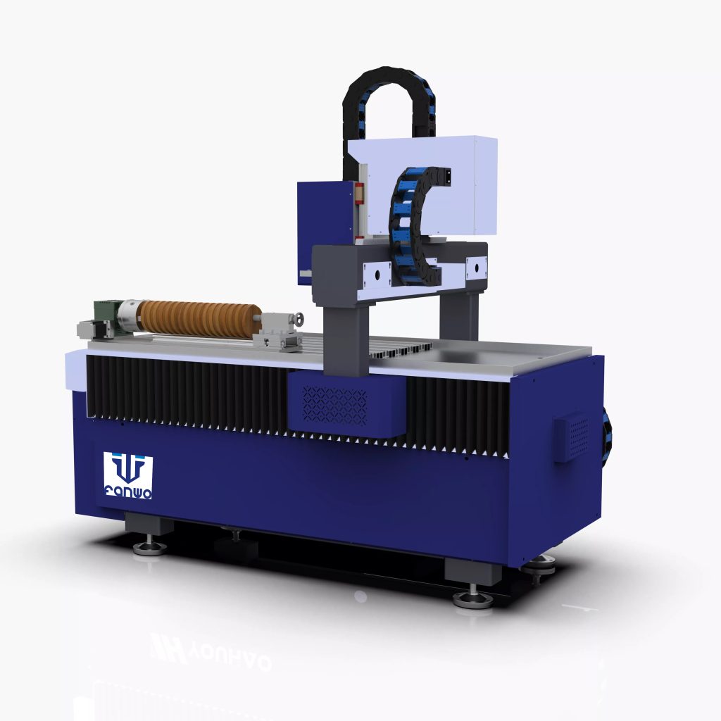 4-axis rotary cnc router machine for metal cutting