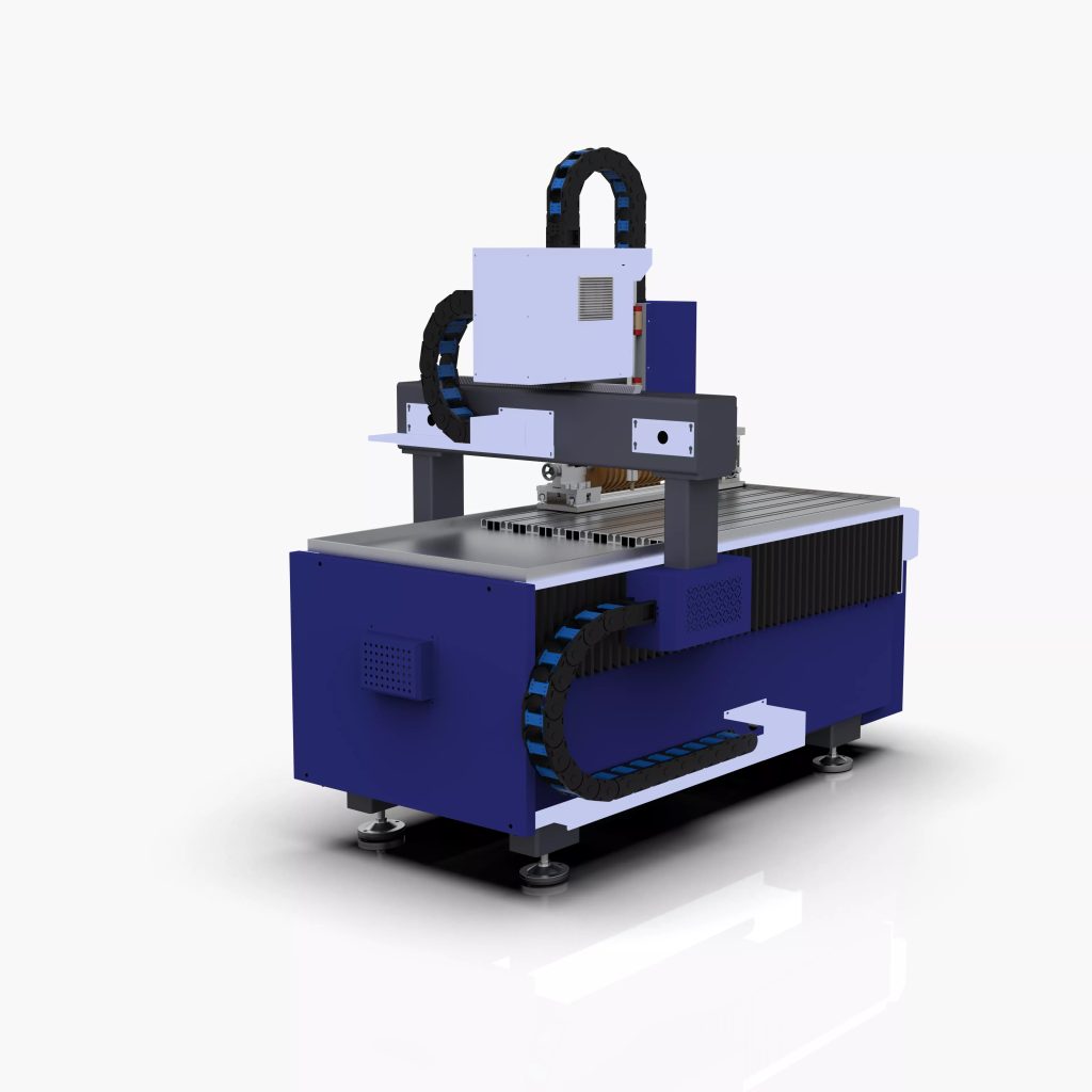 4-axis rotary cnc router machine for metal cutting