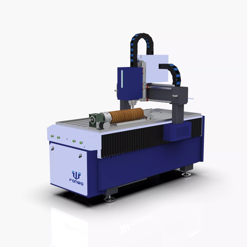 4-axis rotary cnc router machine for metal cutting