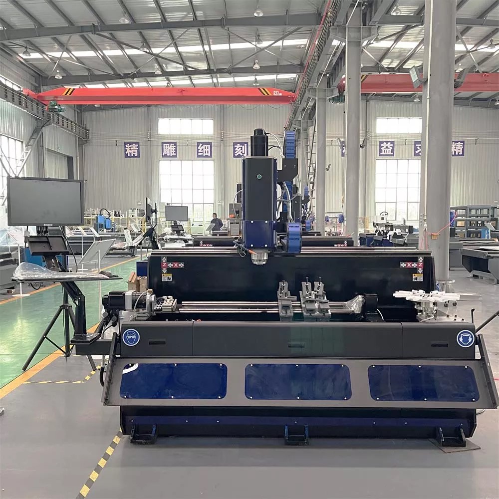 Automatic tool change aluminum profile cnc milling machine foe window and door