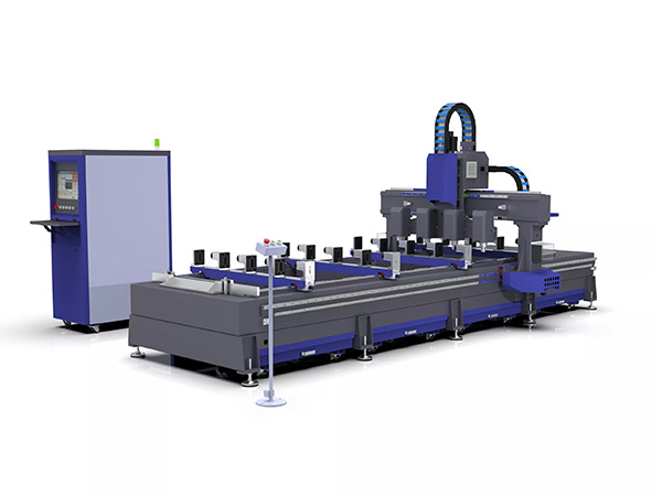 L6 aluminium profile drilling and milling machine