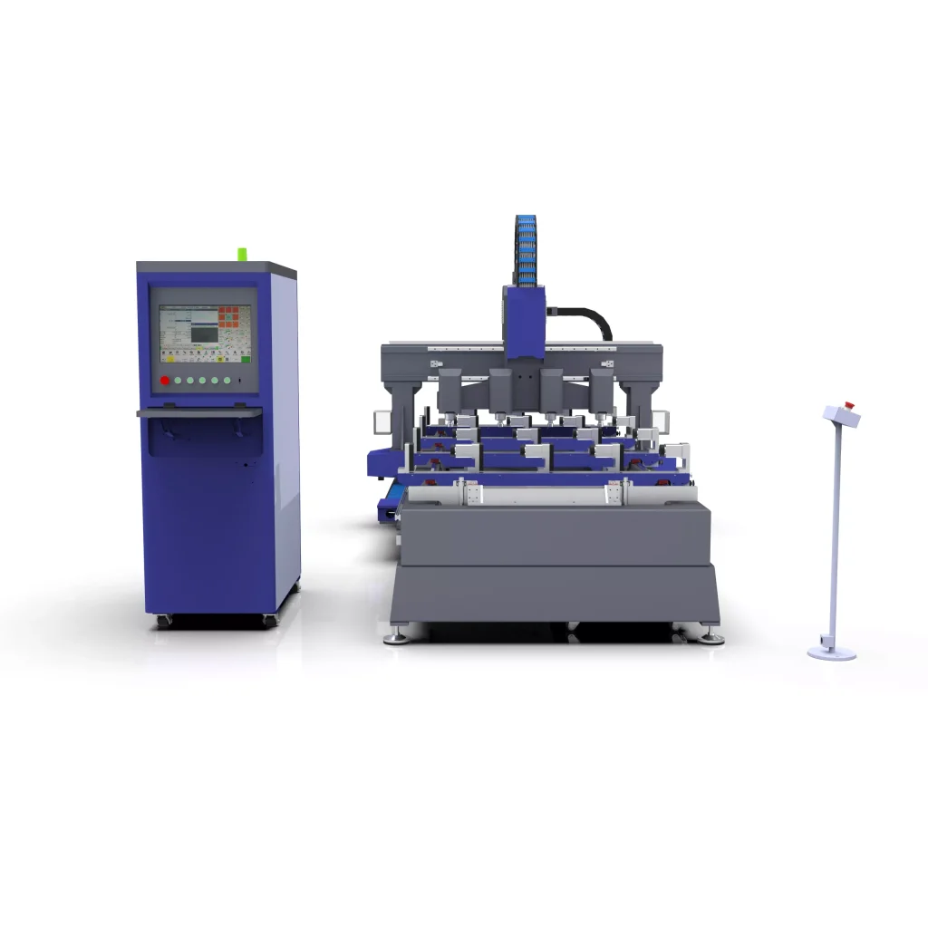 L6 aluminium profile drilling and milling machine