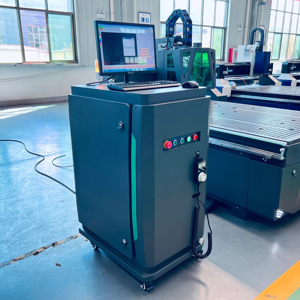 multifunctional vibrating knife cnc router machine with CCD camera 