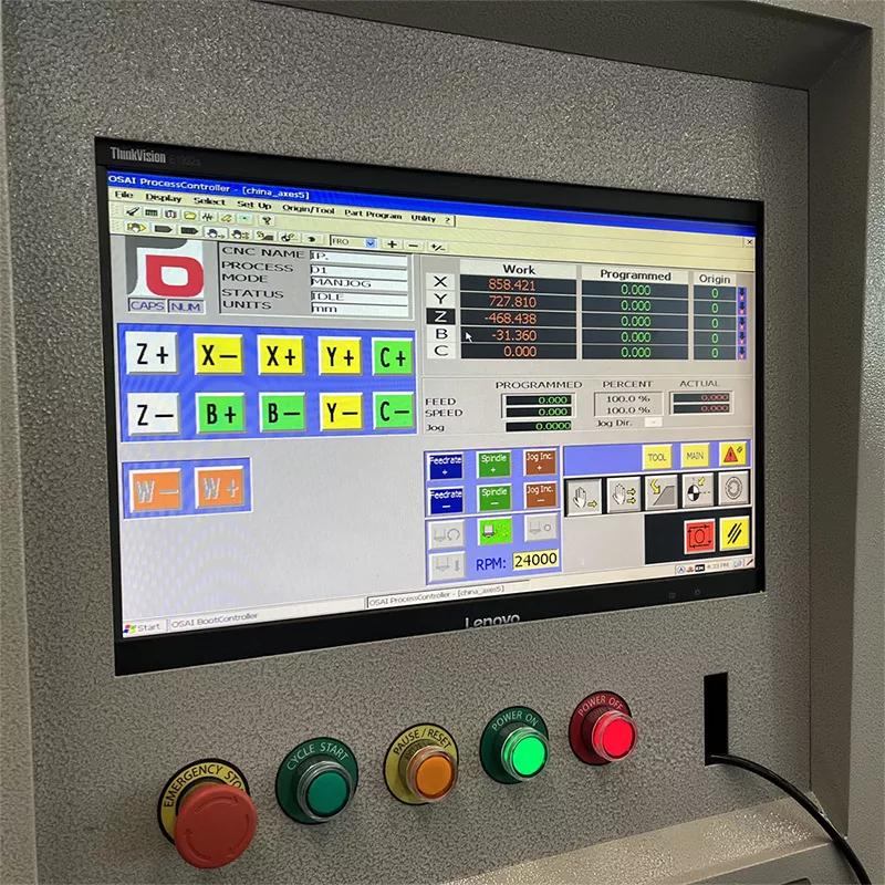 5-axis China CNC router machine for wood and metal