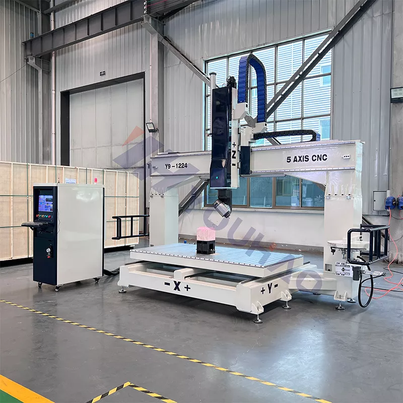 5-axis China CNC router machine for wood and metal