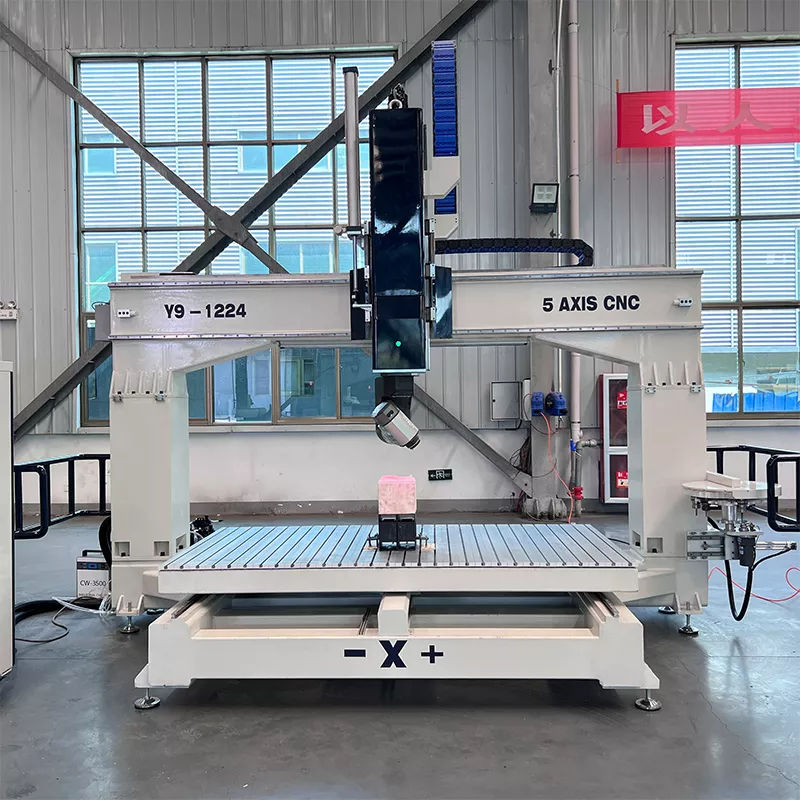 5-axis China CNC router machine for wood and metal