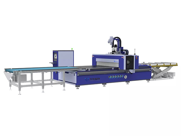 Automatic panel furniture production line nesting cnc router for sale