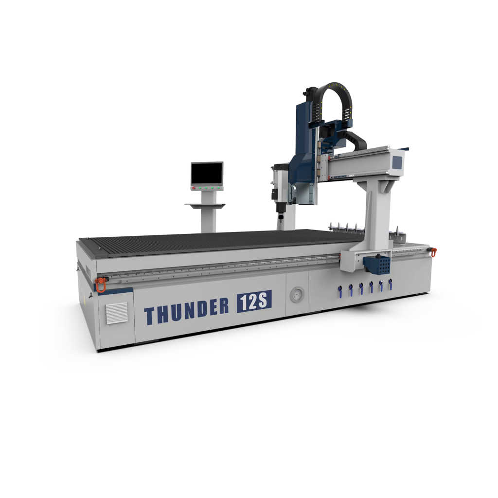 High-Precision Four-axis CNC Wood Router Machine with 180° Swing Head