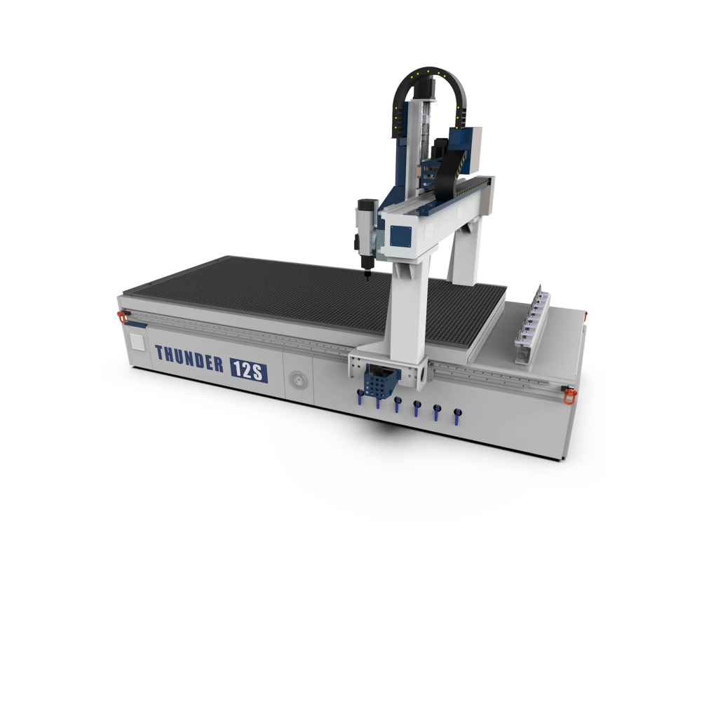 High-Precision Four-axis CNC Wood Router Machine with 180° Swing Head